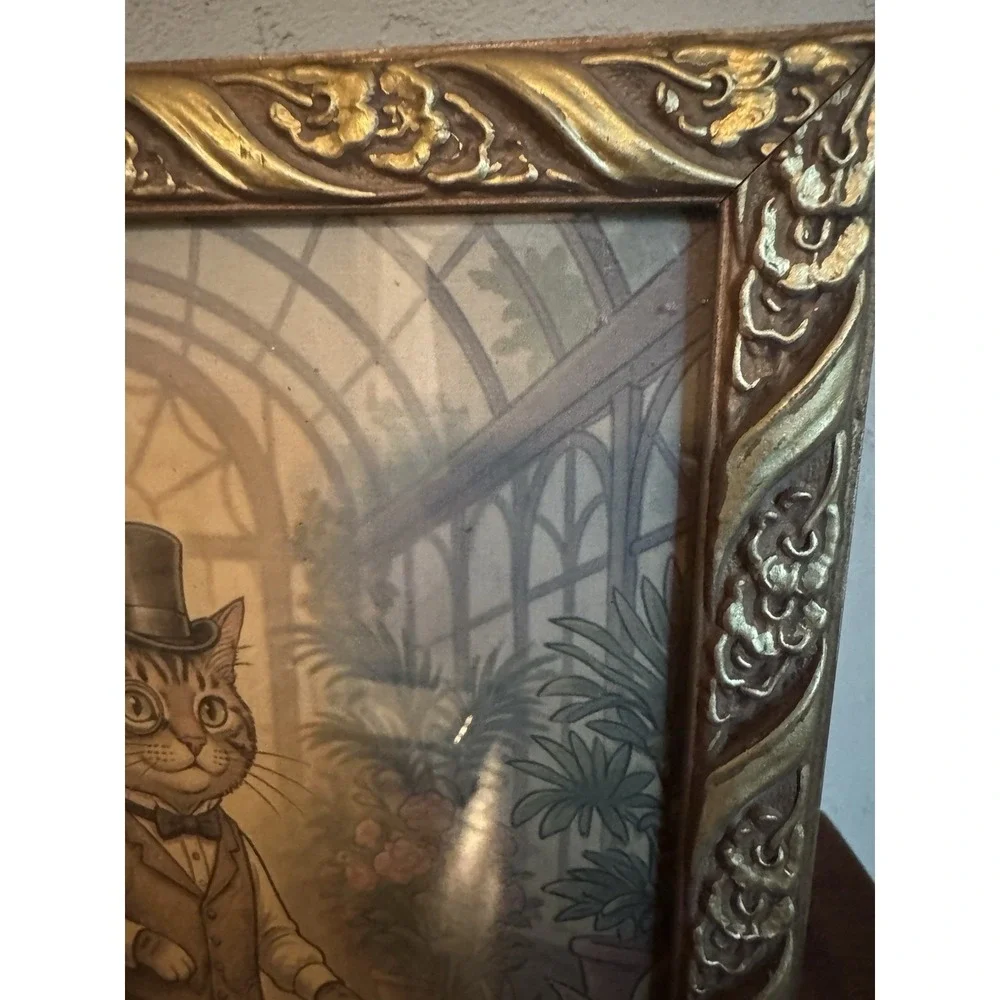 Ornate Vintage Style Gold Wood Picture Frame Baroque Scroll Decorative Art